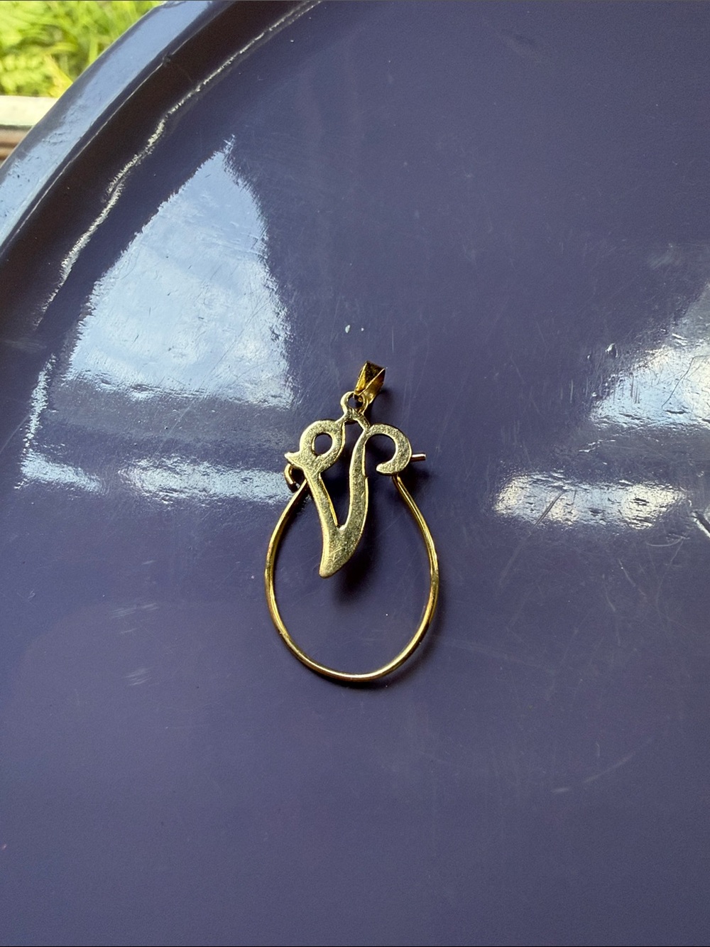 Gold Script Initial Pendant Necklace - Elegant Women’s Jewelry